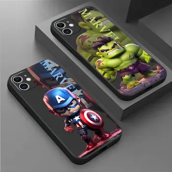 Marvel Superhero Симпатичный чехол для телефона для Huawei P20 Pro P50 Pro P40 Lite P30 Pro P60 Pro P30 Lite P Smart Z Черная сумка с мягким чехлом - Изображение 2  