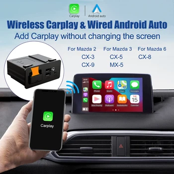 Обновить концентратор адаптера CarPlay Android Auto USB OEM для модернизации OEM Mazda CX3 CX5 CX8 CX9 MX5 для Mazda 2 3 6 - Изображение 2  