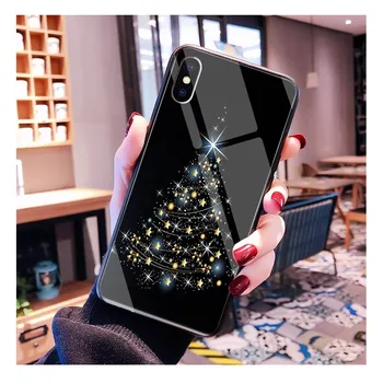 Рождественский стеклянный чехол для телефона Samsung Galaxy S23 S22 S21 S20 Ultra S20 S22 S21 S20FE A52 A33 A13 A32 - Изображение 2  