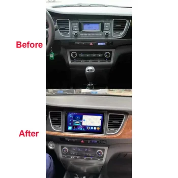JUSTNAVI 2K Screen 4G LTE Carplay Автомагнитола Головное устройство GPS Стерео Для Hyundai Mistra 2012 2013 2014 2015 2016 Multimedia Carplay - Изображение 2  