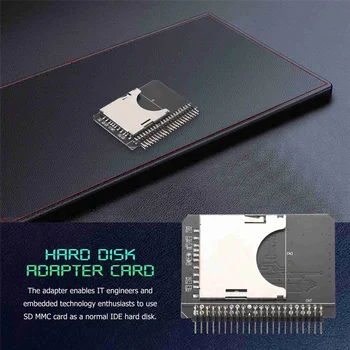 Ноутбук 2,5-дюймовый цифровой SD/SDHC/SDXC/MMC Карта памяти для IDE 44-контактный штекерный адаптер SD 3.0 Конвертер Адаптер жесткого диска - Изображение 2  