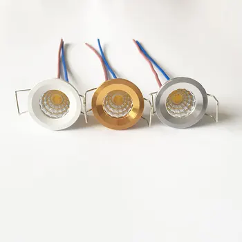 3 Вт COB Mini LED Downlight AC200V-240V Светодиодный прожектор Встроенные встраиваемые потолочные лампы для шкафа для ювелирных изделий Дисплей Внутреннее освещение - Изображение 2  