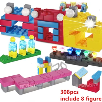 4 в 1 Пилотные игровые наборы Строительные блоки Наборы Игрушки для детей Детские подарки Мальчики Модель Кубики - Изображение 2  