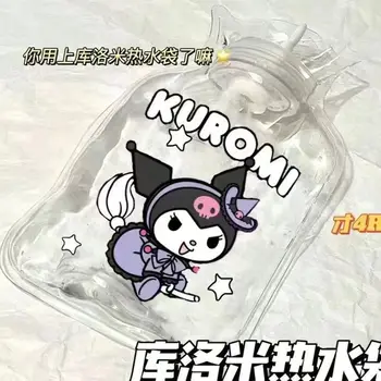 Kawaii Sanrio грелка для рук Hello Kitty Kuromi My melody наполненная водой мультфильм аниме ручная кладь бутылка с горячей водой портативная игрушка подарок - Изображение 2  