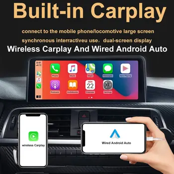 14,5-дюймовый Android 13 для BMW 5 серии F10 F11 2010 - 2016 CIC NBT System 2560 * 720P Carplay Авто Радио GPS Навигация Мультимедиа - Изображение 2  