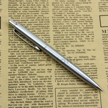  Высококачественная металлическая шариковая ручка из нержавеющей стали Baoer 37 шариковая ручка подарок канцелярские принадлежности - Изображение 2  