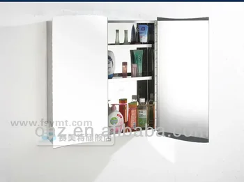  Foshan Factory Оптовая продажа настенного зеркального шкафа из нержавеющей стали 600 мм - Изображение 2  