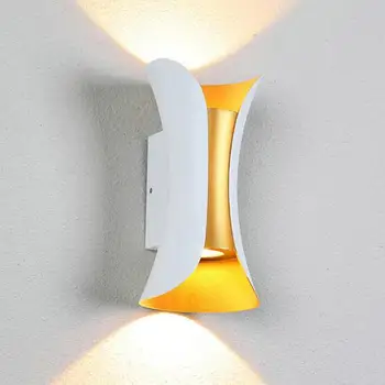 IP68 Светодиодные водонепроницаемые настенные светильники 15 Вт Внутренний наружный настенный светильник Крыльцо Гостиная Коридор Спальня Настенное бра - Изображение 2  